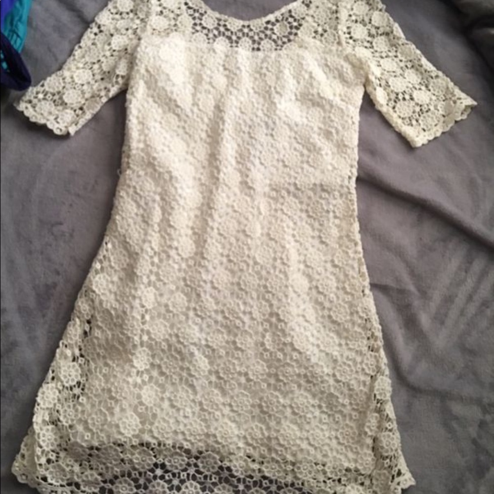 Abercrombie white dress new with tags